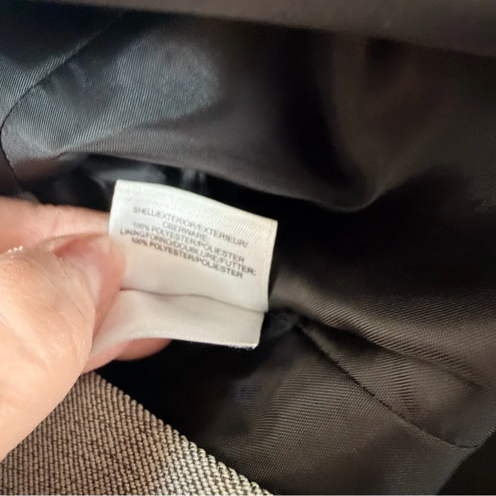 LeSuit Women’s Vienna Stone/Gray Textured Pants Suit Jacket- 18-Classic/ NWT - Picture 10 of 13